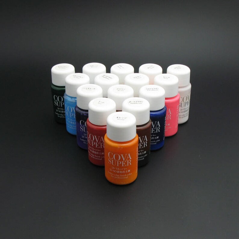 Edge Enamel Leather Edge Dye Dressing Lacquer Finish Paint Etsy