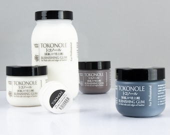 Seiwa Tokonole Burnishing Gum Tragacanth Japan Leathercraft Flesh Side Edge Leather Polish Glue Glossy Finish Coating Burnishing Handcraft