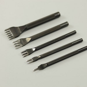 4mm Diamond Leather Stitching Chisel Pricking Iron Tool Kyoshin Elle LeatherMob Leathercraft image 2