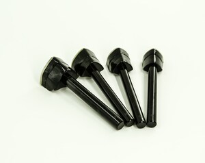 Kit 6 Poinçons En V Pour Cuir - Taille 15 à 40mm, Acier, Pour Finition Ceintures, Portefeuilles, Bracelets