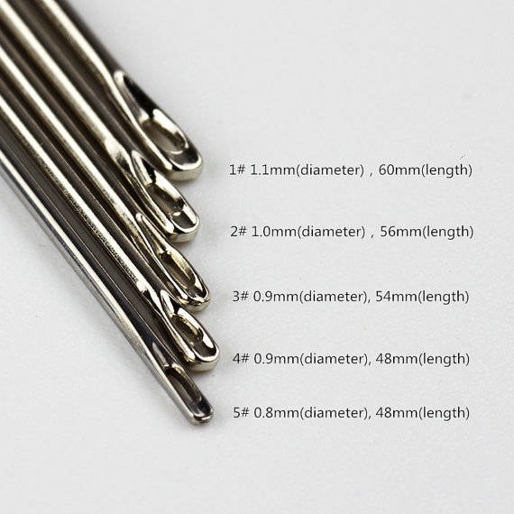 Sewing & Fiber Embroidery Round Point Hand Sewing Needles Thread