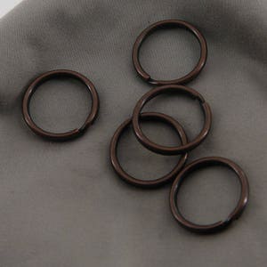 16mm O-Ring Key Ring Holder Hardware LeatherMob Leathercraft Leather image 9