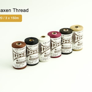 Filo di ramiè di lino di lino 20/3 x 150 m Strumento per cucire a mano LeatherMob Leathercraft Craft