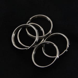 16mm O-Ring Key Ring Holder Hardware LeatherMob Leathercraft Leather image 5