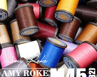 Atelier Amy Roke thread in cotton & Linen 0.45mm(632) Sewing Spool Cable Leathermob Leather leathercraft Craft Needlecraft Stitch Cord Sewn