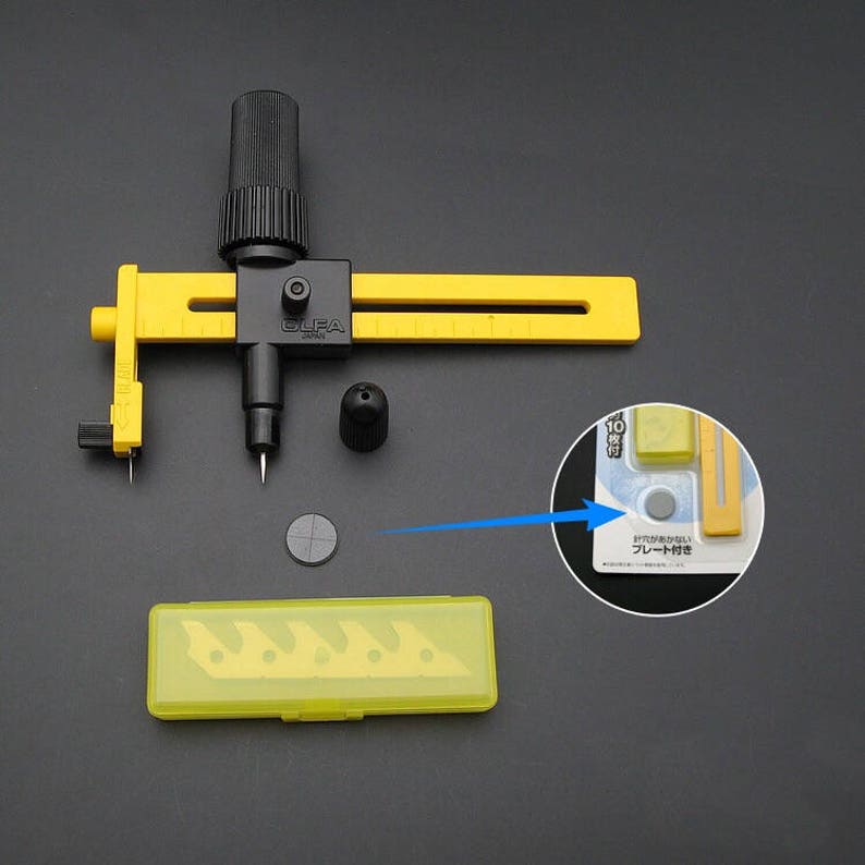 OLFA Rotary Compass Circle Cutter Quilting Leather Tools Etsy