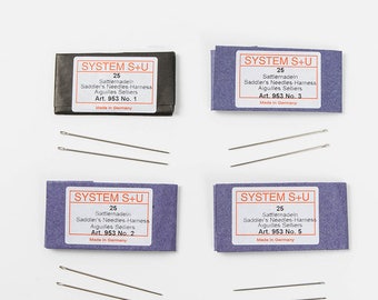 レザーモブドイツSYSTEMS + U Saddlers＆＃39;ハーネス針/革手縫い針-ビーズ、クラフトとレザー、レザークラフト