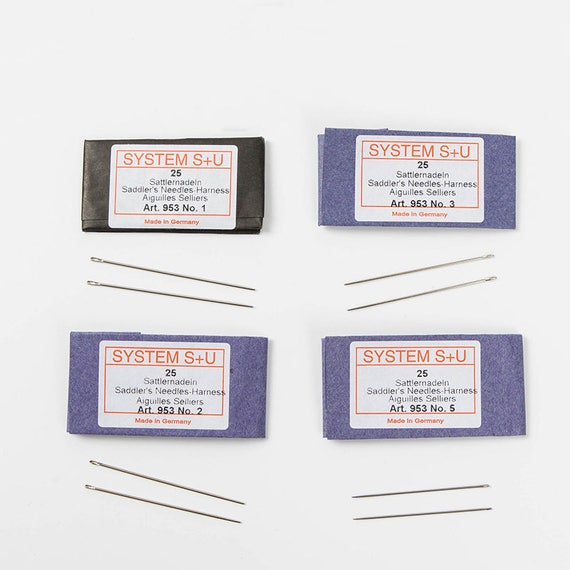 Leathermob Germany SYSTEM S+U Saddlers' Harness Needles / Leather