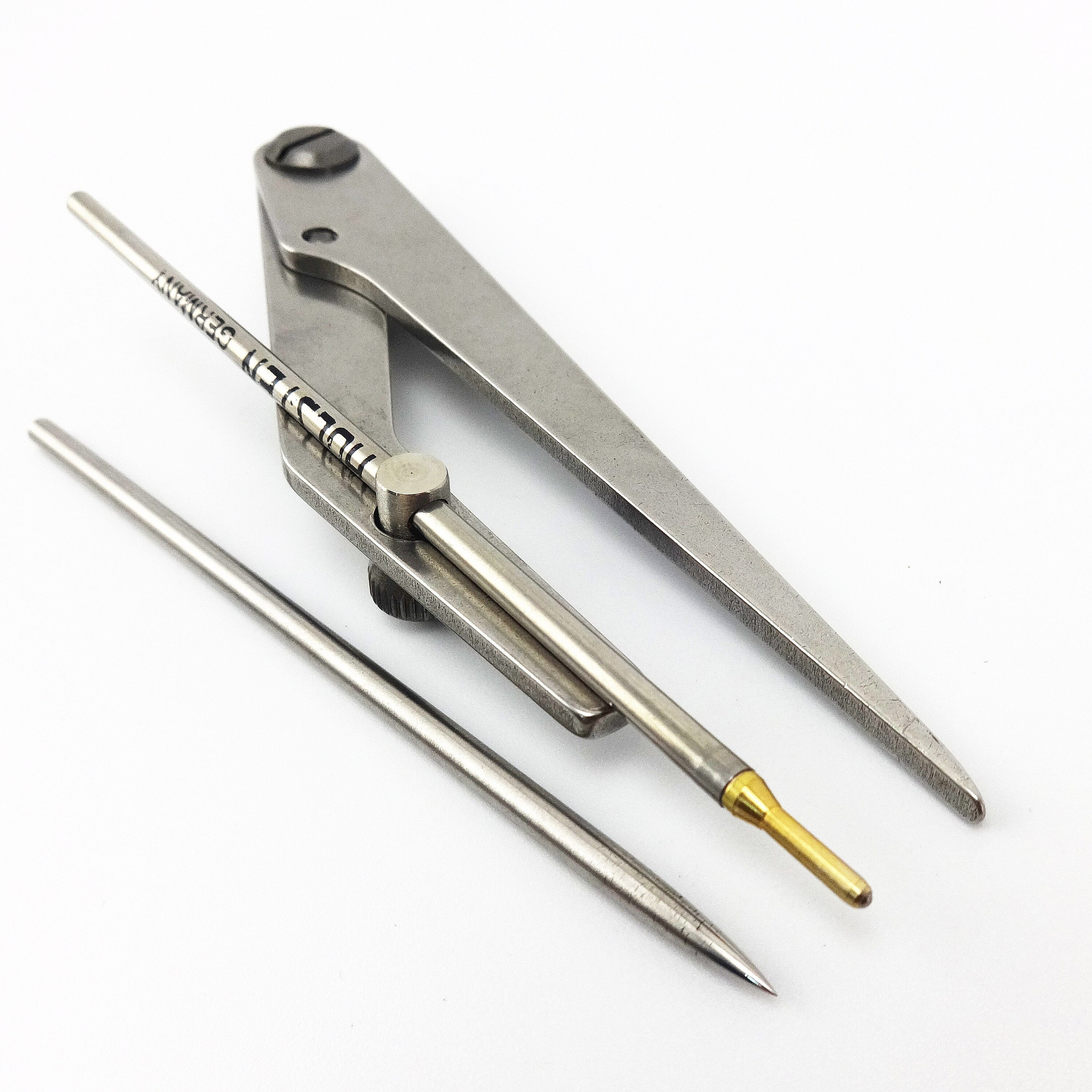 Lockable Compass Geometry Sets Adjustable Scribe Tool ZLKSKER 8 Inch Steel Wing Divider ...