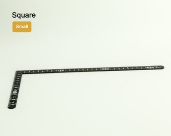 Centimeter Square Ruler 30cm x 15cm Metric Set Carpentry Tool LeatherMob Leathercraft working tools leather craft