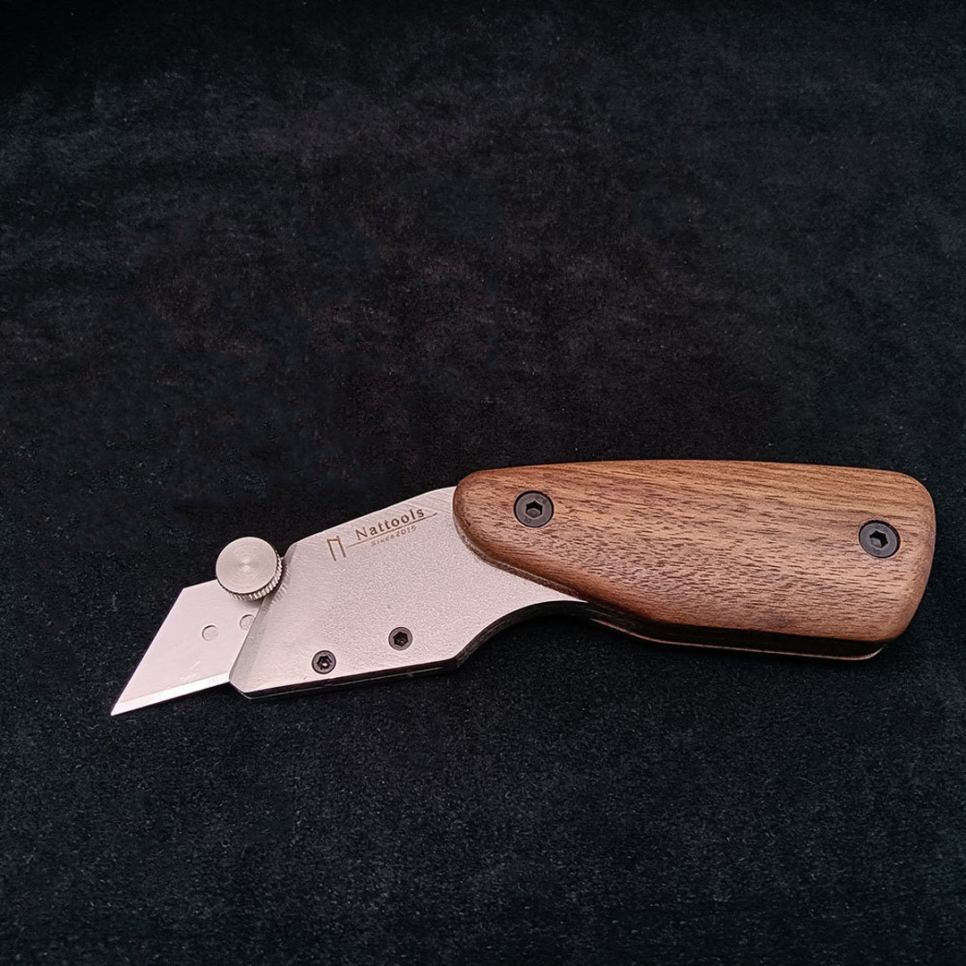 Nattools Stainless Steel Utility Knife Cutting Skiving Cutter ...
