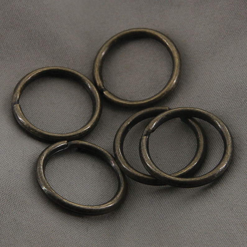 16mm O-Ring Key Ring Holder Hardware LeatherMob Leathercraft Leather image 10