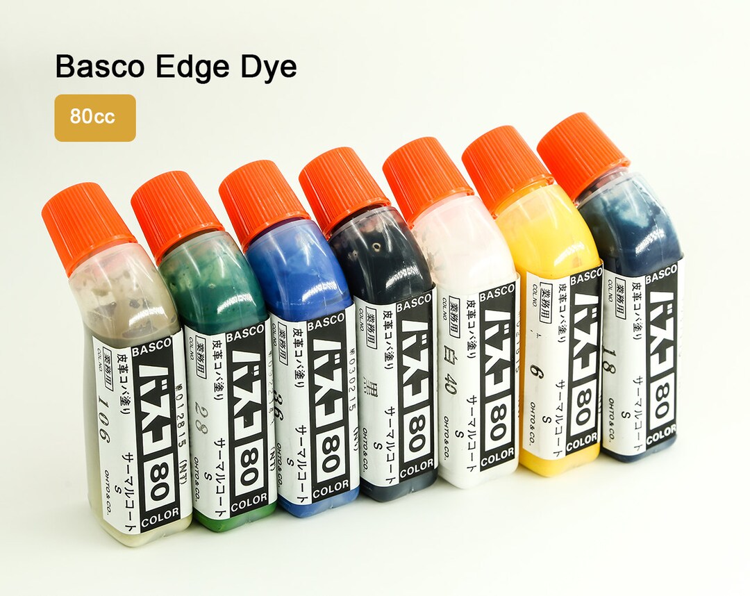 Basco Edge Coat Leather Edge Dye Dressing Lacquer Kote Etsy