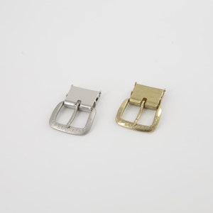 30mm Strap Buckles Nickel Finish Belt Japan LeatherMob Leathercraft Leather