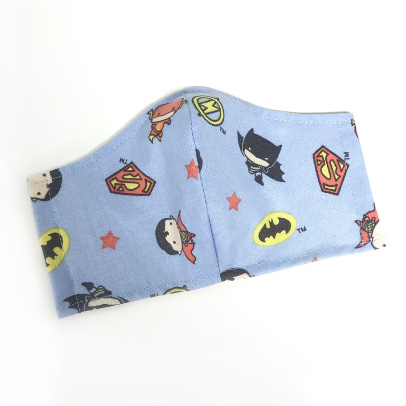 DC Comics Justice League Face Mask 100% Cotton Washable & - Etsy