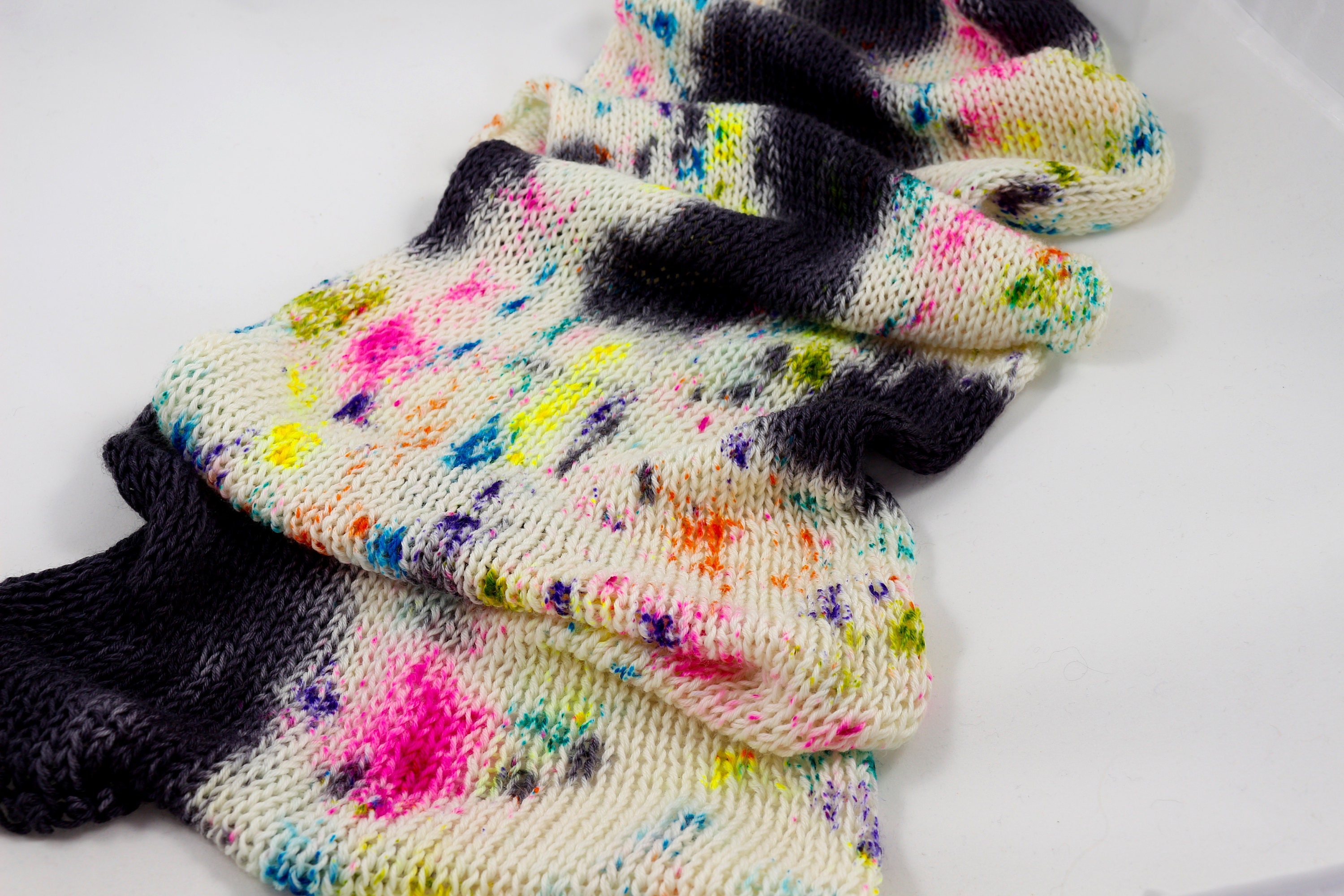 Double knit sock blank multicolored sock yarn speckled sock Etsy