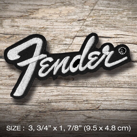 Fender Embroidered Patch Iron on or Sew D.I.Y Custom Made Etsy