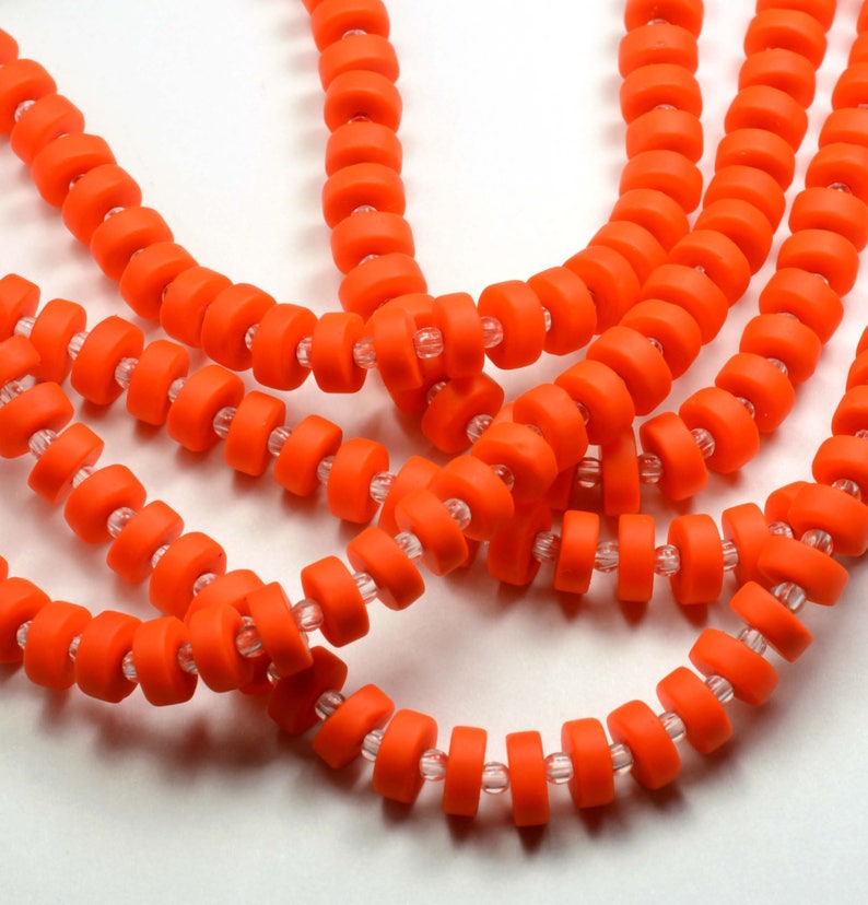 Sea Glass Heishi Button 36pcs 8 9x3mm Spacer Cultured Sea Glass Beach Glass Beads