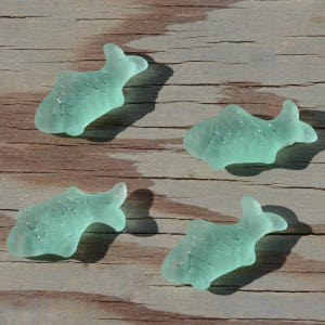 More Colors~2pcs (24x12mm) Mini Fish Cultured Sea Glass~Jewelry Making Beads~Beach Glass Pendant Beads