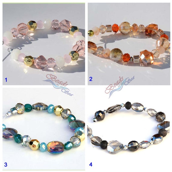 NewLots 50 Pcs Multi-Color Acrylic Crystal Teardrop Charms Pendant Beads 14x12mm