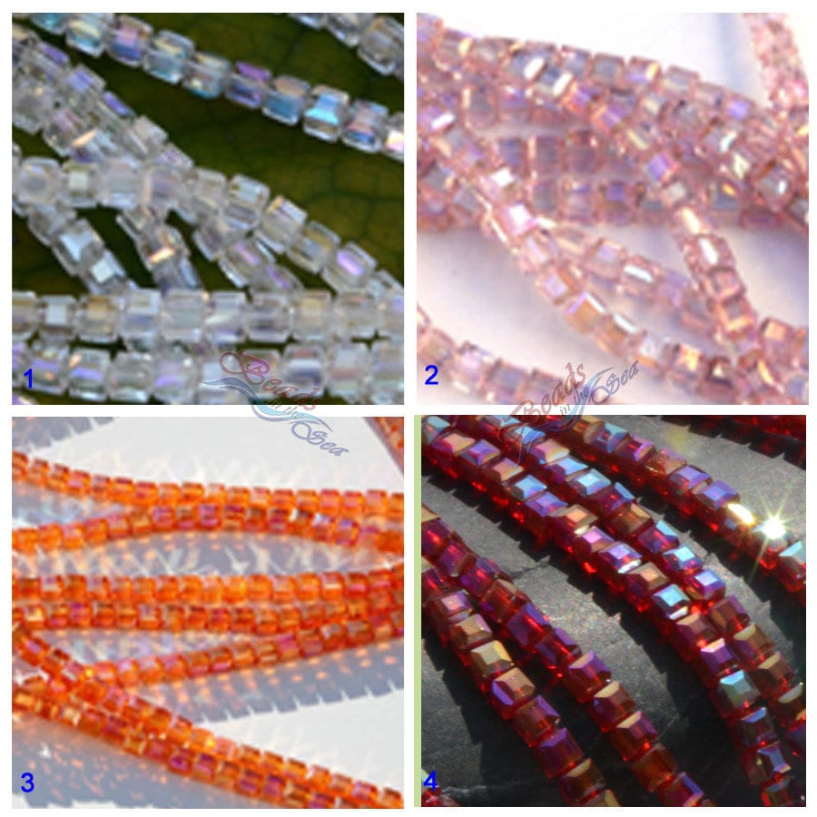 Chinese Crystal Glass Rondelle Beads 5x7 mm – EOS Designs Studio