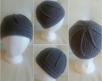 Star Twist Beanie Crochet Hat Pattern PDF File Instant Download Crochet Instructions Skull Cap Tutorial Winter Accessories