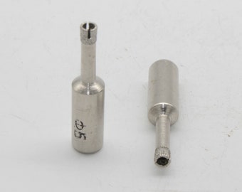 5mm 10pcs Electroplated Diamond Core Drill Bits for Glass, Ceramic, Porcelain, Tile & Stone
