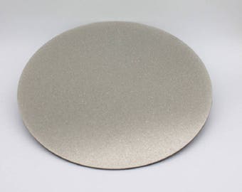 8" Lapidary and Glass Electroplated Diamond Coated Full Face Flat Lap Lapping Faceting Disc