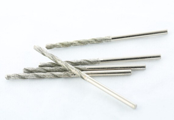 5.5mm 20pcs Diamond Coated Lapidary Gemstone Glass Jewelry Rotary