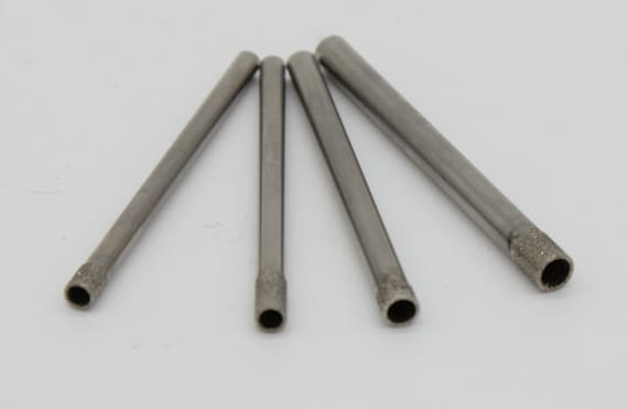 4mm 10pcs Set Diamond Dremel Rotary Wire Hollow Core Drills Bits