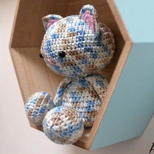 Amigurumi Doudou chat au crochet