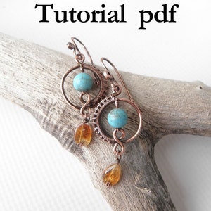 Jewelry Tutorial Earrings for beginners How to make Simple earrings without soldering image 1