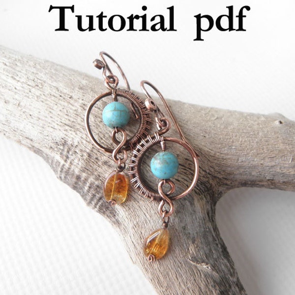 Jewelry Tutorial Earrings for beginners How to make Simple earrings without soldering