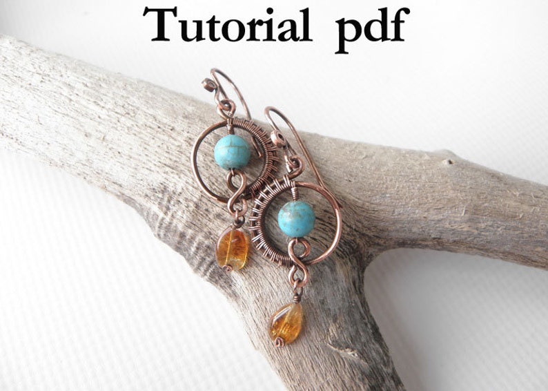Jewelry Tutorial Earrings for beginners How to make Simple earrings without soldering image 1