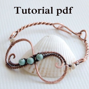 Wire wrap jewelry Tutorial Infinity bangle for beginners, how to make wire wrap bangle