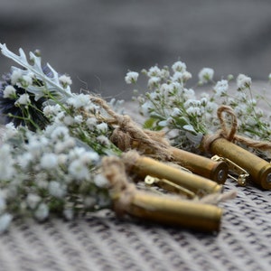 Custom Bullet Casing Boutonniere | Rustic Cowboy Wedding image 5