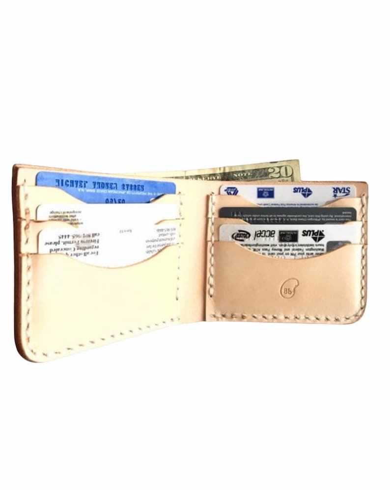 Six Pocket Leather Bifold Wallet image 4