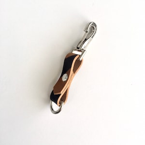 Ready to ship! Small Camo Buttero Leather Key Fob