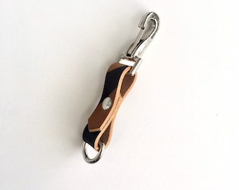 Ready to ship! Small Camo Buttero Leather Key Fob