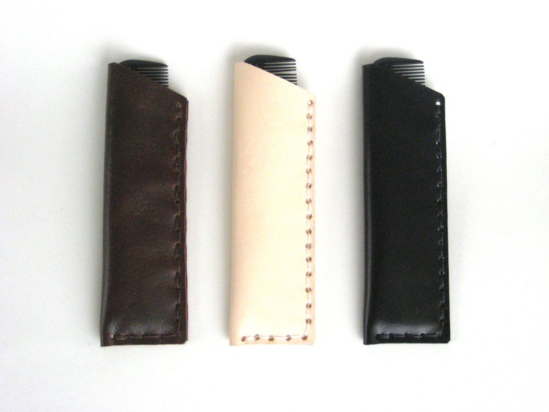 Leather Comb Sleeve image 1