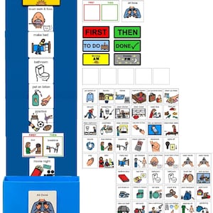 Visual Schedule & Chore Chart: Kids Daily Routine with Picture Cards