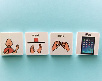 160 Visual Communication Cards, Autism, Speech Therapy, ABA