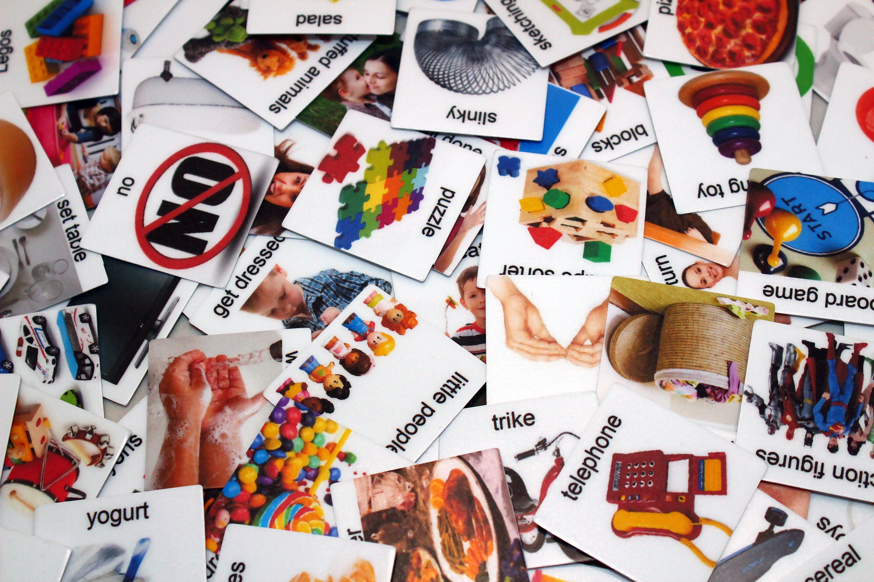 Educational Toys Everyday Vegetable Visual Cards Autism/ADHD/PECS/Non Verbal Aids/Dementia/SEN