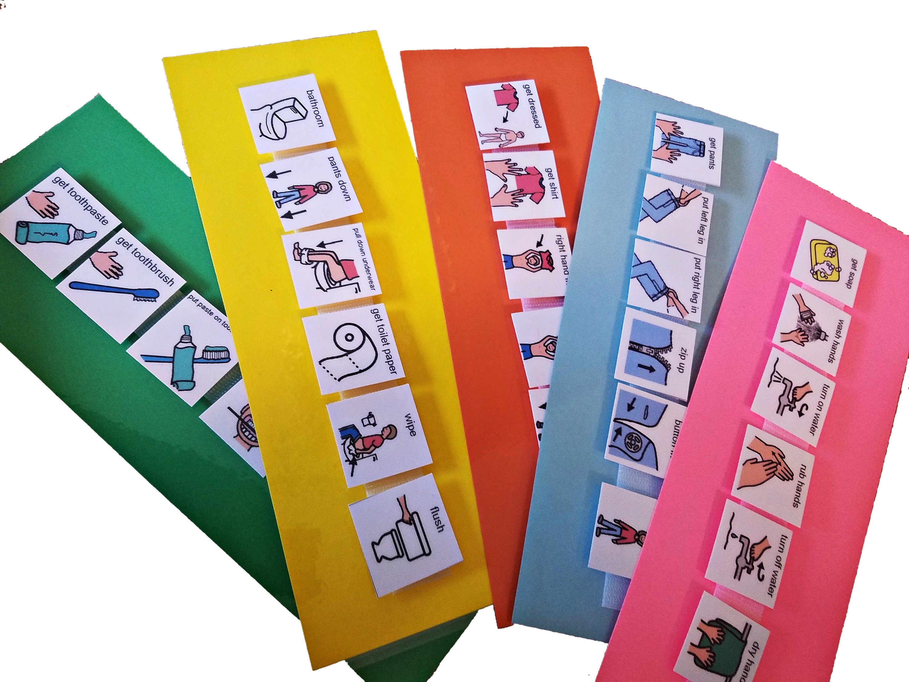 Task Analysis Picture Visuals for Autism | Step-by-step Life Skills ...