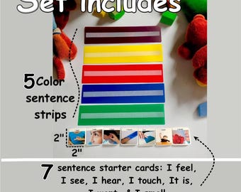 AAC Sentence Strip for Autism Communication | Visual ‘I Want’ Strip for Speech Therapy, Special Needs & Nonverbal Kids