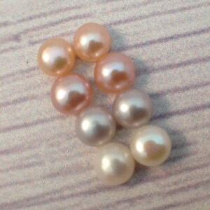 4-4.5MM Colorful Freshwater Pearl Beads / Natural Multi Color Pearls / Freshwater Pearl Beads / Jewelry Making / 40 PCS