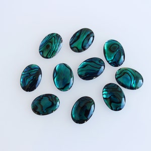 10mm Abalone Schelp Kralen - - Sterling Zilveren 925