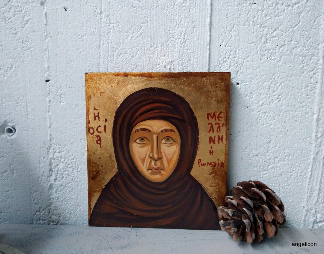 St Melania the Roman Byzantine Icon of Saint Melania the Younger