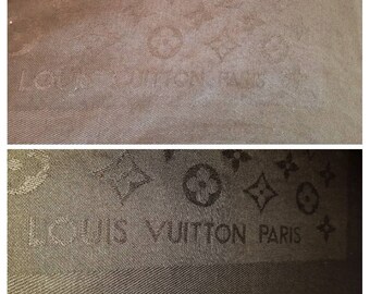 Louis Vuitton Paris, Jumbo Scarf, soie 60, 40 laine, brun, authentique avec boîte originale, numérotée.  conditions, cadeau parfait. Monogramme LV