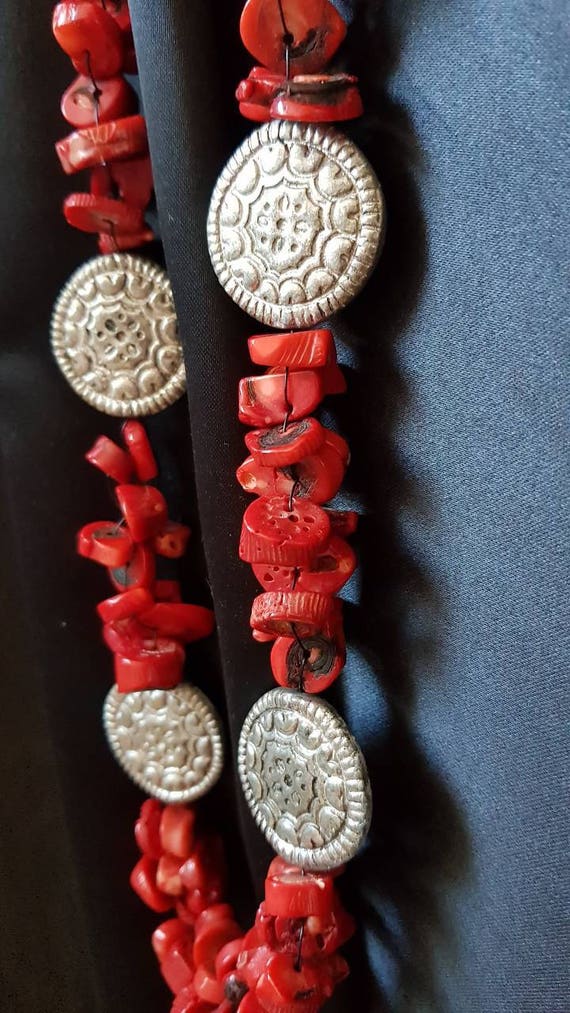 Coral genuine Red,Large smooth authentic Coral be… - image 4